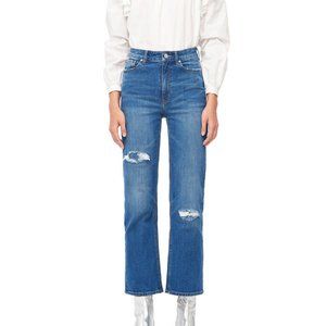 Rebecca Taylor La Vie Anais distressed High Rise Jeans Size 28